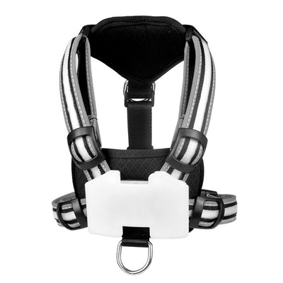 LightHound-LED illuminated and reflective harness for dogs.